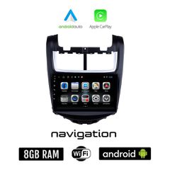 CHEVROLET AVEO (2014-2017) Android οθόνη αυτοκίνητου 8GB + 128GB με GPS WI-FI (ηχοσύστημα αφής 9" ιντσών OEM Android Auto Apple Carplay Youtube Playstore MP3 USB Radio Bluetooth Mirrorlink εργοστασιακ