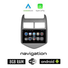CHEVROLET AVEO (μετά το 2011) Android οθόνη αυτοκίνητου 8GB + 128GB με GPS WI-FI (ηχοσύστημα αφής 9" ιντσών OEM Android Auto Apple Carplay Youtube Playstore MP3 USB Radio Bluetooth Mirrorlink εργοστασ