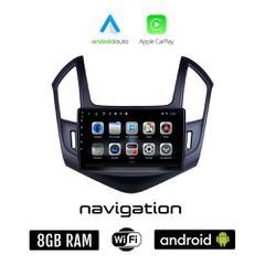 CHEVROLET CRUZE (2013-2015) Android οθόνη αυτοκίνητου 8GB + 128GB με GPS WI-FI (ηχοσύστημα αφής 9" ιντσών OEM Android Auto Apple Carplay Youtube Playstore MP3 USB Radio Bluetooth Mirrorlink εργοστασια