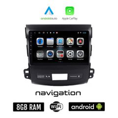CITROEN C-CROSSER (μετά το 2007) Android οθόνη αυτοκίνητου 8GB + 128GB με GPS WI-FI (ηχοσύστημα αφής 9" ιντσών OEM Android Auto Apple Carplay Youtube Playstore MP3 USB Radio Bluetooth Mirrorlink εργοσ