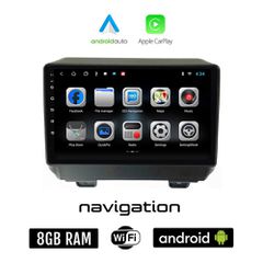FIAT 500 (μετά το 2016) Android οθόνη αυτοκίνητου 8GB + 128GB με GPS WI-FI (ηχοσύστημα αφής 9" ιντσών OEM Android Auto Apple Carplay Youtube Playstore MP3 USB Radio Bluetooth Mirrorlink εργοστασιακή,