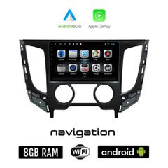FIAT FULLBACK μετά το 2016 A/C Android οθόνη αυτοκίνητου 8GB + 128GB με GPS WI-FI (ηχοσύστημα αφής 9" ιντσών OEM Android Auto Apple Carplay Youtube Playstore MP3 USB Radio Bluetooth Mirrorlink εργοστα