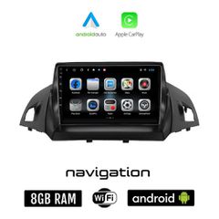 FORD C-MAX (μετά το 2011) Android οθόνη αυτοκίνητου 8GB + 128GB με GPS WI-FI (ηχοσύστημα αφής 9" ιντσών OEM Android Auto Apple Carplay Youtube Playstore MP3 USB Radio Bluetooth Mirrorlink εργοστασιακή