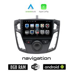 FORD FOCUS 2011 - 2018 Android οθόνη αυτοκίνητου 8GB + 128GB με GPS WI-FI (ηχοσύστημα αφής 9" ιντσών OEM Android Auto Apple Carplay Youtube Playstore MP3 USB Radio Bluetooth Mirrorlink εργοστασιακή, 4