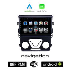 FORD MONDEO (μετά το 2013) Android οθόνη αυτοκίνητου 8GB + 128GB με GPS WI-FI (ηχοσύστημα αφής 9" ιντσών OEM Android Auto Apple Carplay Youtube Playstore MP3 USB Radio Bluetooth Mirrorlink εργοστασιακ