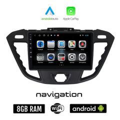 FORD TOURNEO CUSTOM (μετά το 2013) Android οθόνη αυτοκίνητου 8GB + 128GB με GPS WI-FI (ηχοσύστημα αφής 9" ιντσών OEM Android Auto Apple Carplay Youtube Playstore MP3 USB Radio Bluetooth Mirrorlink εργ