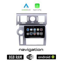 HUMMER H2 (2008 - 2009) Android οθόνη αυτοκίνητου 8GB + 128GB με GPS WI-FI (ηχοσύστημα αφής 9" ιντσών OEM Android Auto Apple Carplay Youtube Playstore MP3 USB Radio Bluetooth Mirrorlink εργοστασιακή,