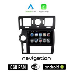 HUMMER H2 (2008 - 2009) Android οθόνη αυτοκίνητου 8GB + 128GB με GPS WI-FI (ηχοσύστημα αφής 9" ιντσών OEM Android Auto Apple Carplay Youtube Playstore MP3 USB Radio Bluetooth Mirrorlink εργοστασιακή,
