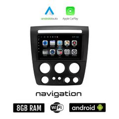 HUMMER H3 (2005 - 2009) Android οθόνη αυτοκίνητου 8GB + 128GB με GPS WI-FI (ηχοσύστημα αφής 9" ιντσών OEM Android Auto Apple Carplay Youtube Playstore MP3 USB Radio Bluetooth Mirrorlink εργοστασιακή,