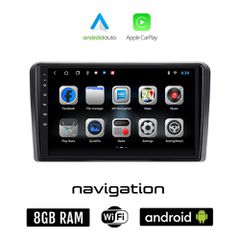 HYUNDAI H1 (μετά το 2007) Android οθόνη αυτοκίνητου 8GB + 128GB με GPS WI-FI (ηχοσύστημα αφής 9" ιντσών OEM Android Auto Apple Carplay Youtube Playstore MP3 USB Radio Bluetooth Mirrorlink εργοστασιακή
