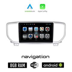 KIA SPORTAGE (μετά το 2018) Android οθόνη αυτοκίνητου 8GB + 128GB με GPS WI-FI (ηχοσύστημα αφής 9" ιντσών OEM Android Auto Apple Carplay Youtube Playstore MP3 USB Radio Bluetooth Mirrorlink εργοστασια