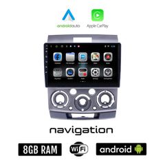 MAZDA BT-50 (2006-2011) Android οθόνη αυτοκίνητου 8GB + 128GB με GPS WI-FI (ηχοσύστημα αφής 9" ιντσών OEM Android Auto Apple Carplay Youtube Playstore MP3 USB Radio Bluetooth Mirrorlink εργοστασιακή,