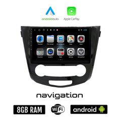 NISSAN QASHQAI (μετά το 2014) Android οθόνη αυτοκίνητου 8GB + 128GB με GPS WI-FI (ηχοσύστημα αφής 10" ιντσών OEM Android Auto Apple Carplay Youtube Playstore MP3 USB Radio Bluetooth Mirrorlink εργοστα