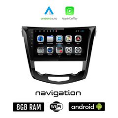 NISSAN X-TRAIL (μετά το 2014) Android οθόνη αυτοκίνητου 8GB + 128GB με GPS WI-FI (ηχοσύστημα αφής 10" ιντσών OEM Android Auto Apple Carplay Youtube Playstore MP3 USB Radio Bluetooth Mirrorlink εργοστα