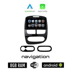 RENAULT CLIO (2012 - 2015) Android οθόνη αυτοκίνητου 8GB + 128GB με GPS WI-FI (ηχοσύστημα αφής 10" ιντσών OEM Android Auto Apple Carplay Youtube Playstore MP3 USB Radio Bluetooth Mirrorlink εργοστασια