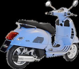 LeoVince Slip-On Exhaust Nero  VESPA	GTS 125 I.E. ABS - GTS 150 I.E. ABS	2017 - 2020
