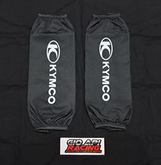 Καλύμματα Αμορτισέρ Σετ Για Πολλά Μοντέλα Kymco Universal Με Σκρατς 35cm Ύψος Φ135mm Τρύπα Με Logo Καινούργια