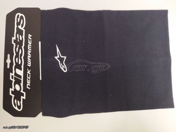 Alpinestars Neck Warmer Base Layer Περιλαίμιο Αναβάτη Μοτοσυκλέτας Fleece Μαύρο Χρώμα