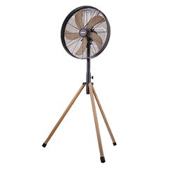 Primo PRSF-80580 Ανεμιστήρας Ορθοστάτης 18'' 45εκ. Μεταλλικός Με Ξύλινο Τρίποδο Μαύρος