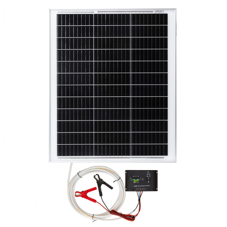 ΗΛΙΑΚΟ ΠΑΝΕΛ ΦΟΡΤΙΣΤΗΣ ΜΠΑΤΑΡΙΩΝ 50W ME ΕΛΕΓΚΤΗ ΦΟΡΤΙΣΗΣ 10A 65X54X2,5CM