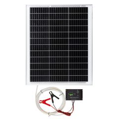 ΗΛΙΑΚΟ ΠΑΝΕΛ ΦΟΡΤΙΣΤΗΣ ΜΠΑΤΑΡΙΩΝ 50W ME ΕΛΕΓΚΤΗ ΦΟΡΤΙΣΗΣ 10A 65X54X2,5CM
