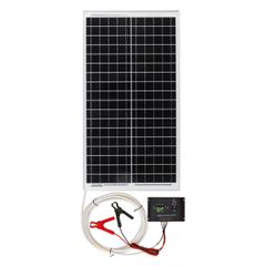 ΜΟΝΟΚΡΥΣΤΑΛΛΙΚΟ ΗΛΙΑΚΟ ΠΑΝΕΛ 30W ME ΕΛΕΓΚΤΗ ΦΟΡΤΙΣΗΣ 10A PWM 65X35X2,5CM