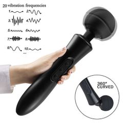 Stιmulator-Massager Ultra Powerful -Big USB White 20 Function-thumb-2