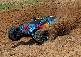 Off-Road Traxxas 2023 TRAXXAS Rustler 4x4 VXL 1/10 RTR TQi TSM Red-thumb-3