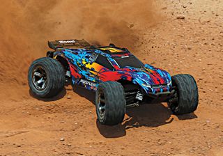 Off-Road Traxxas 2023 TRAXXAS Rustler 4x4 VXL 1/10 RTR TQi TSM Red-thumb-4