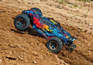 Off-Road Traxxas 2023 TRAXXAS Rustler 4x4 VXL 1/10 RTR TQi TSM Red-thumb-5