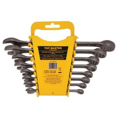 Γερμανοπολύγωνα Σετ 8τεμ Cr-V ΝΙΚΕΛ 8-19ΜΜ 235112 TOP MASTER