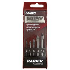 ΤΡΥΠΑΝΙ ΓΥΑΛΙΟΥ ΣΕΤ 5τεμ 3-10ΜΜ 157798 RAIDER