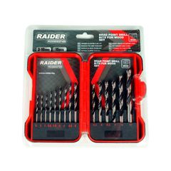 ΤΡΥΠΑΝΙ ΞΥΛΟΥ ΑΚΙΔΟΣ ΣΕΤ 15τεμ 3-10ΜΜ 157791 RAIDER