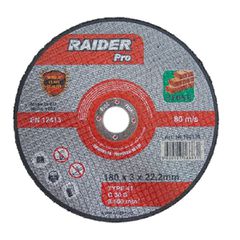 Δίσκος Κοπής Πέτρας PRO 230*3*22.2mm 160137 RAIDER