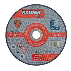 Δίσκος Κοπής Μετάλλου PRO 180*3*22.2mm 160126 RAIDER