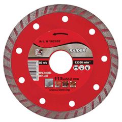 Δίσκος Κοπής Διαμαντέ TURBO 230ΜΜ RAIDER 162111