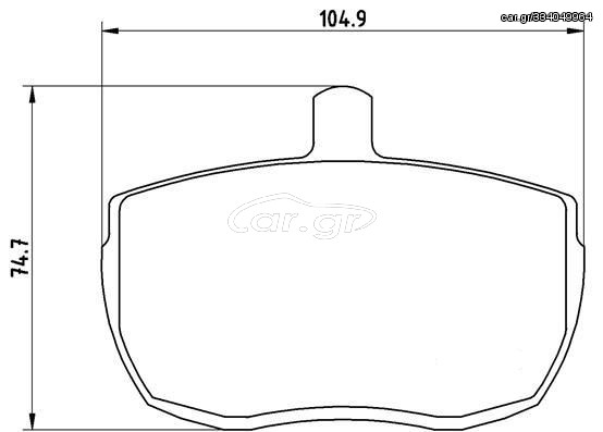 MOTORCRAFT ΣΕΤ ΕΜΠΡΟΣ ΤΑΚΑΚΙΑ FORD TRANSIT