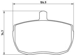 MOTORCRAFT ΣΕΤ ΕΜΠΡΟΣ ΤΑΚΑΚΙΑ FORD TRANSIT