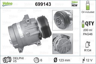 Συμπιεστής/εξαρτήματα NISSAN INTERSTAR, PRIMASTAR; OPEL MOVANO A, VIVARO A; RENAULT ESPACE III, MASTER II, MEGANE I, MEGANE I CLASSIC, MEGANE I COACH, MEGANE SCENIC 1.8-2.5D 08.95-