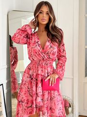 Καθημερινό Φόρεμα 180778 Bicotone Ροζ 287-12 Pink