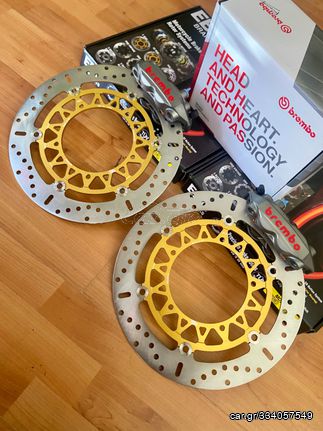 KIT 320mm EBC DISKS & M4 BREMBO CALIPERS