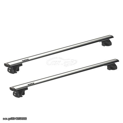 Μπάρες οροφής HAKR Wing Profile ασημί για Renault Megane II / III STW (Open Rails)