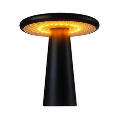 Επιτραπέζιο φωτιστικό LED SMD LUMINAIRE με μπαταρία 2W 190LM 2.200-3.000K θερμό φως δέσμης 335° σε μαύρο matt για εξωτερικό χώρο IP65
