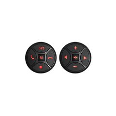 DIQ SWC DUAL 10 Keys Multi-Function Universal Car Wireless Remote Control For Android Car Multimedia System (Red Light)