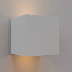 Απλίκα Επιτοίχια Up-Down 9,9x9,9cm IP44 Led 10w 3000K White Inlight Emerald 80203121