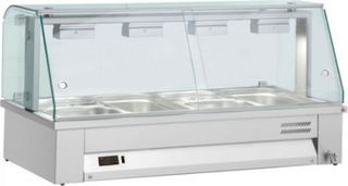 ΠΡΟΣΦΟΡΑ!!! INOMAK MBV67 Επιτραπέζιο Μπαιν Μαρί 2xGN1/1 760x630x710mm