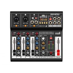 ITALIAN STAGE 2MIX4FXU 4 Channel Stereo Audio Mixer with DSP MultiFX - Italian Stage