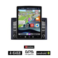 KIROSIWA ISUZU D-MAX (2003 - 2011) Android οθόνη αυτοκίνητου 4GB με GPS WI-FI (ηχοσύστημα αφής 9.7" ιντσών OEM Youtube Playstore MP3 USB Radio 4+64GB Bluetooth Mirrorlink εργοστασιακή, 4x60W, AUX