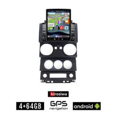 KIROSIWA JEEP WRANGLER (2006 - 2011) Android οθόνη αυτοκίνητου 4GB με GPS WI-FI (ηχοσύστημα αφής 9.7" ιντσών OEM Youtube Playstore MP3 USB Radio 4+64GB Bluetooth Mirrorlink εργοστασιακή 4x60W, AUX)