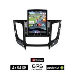 KIROSIWA MITSUBISHI L200 (2015-2019) CLIMA  Android οθόνη αυτοκίνητου 4GB με GPS WI-FI (ηχοσύστημα αφής 9.7" ιντσών OEM Youtube Playstore MP3 USB Radio 4+64GB Bluetooth Mirrorlink εργοστασιακή, 4